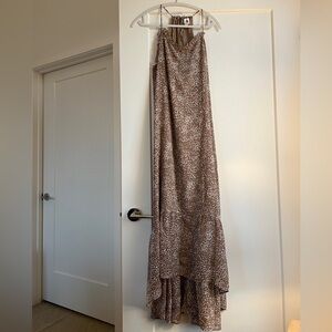 Beige floral sundress size M